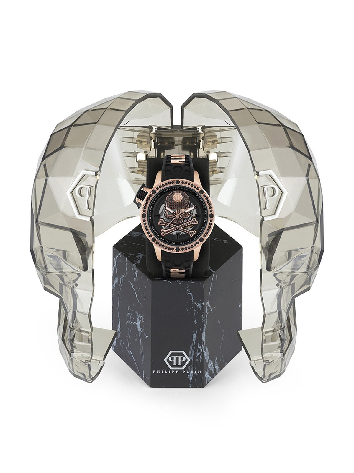 orologio uomo Philipp Plein PWUAA0323 Hyper Sport Automatic Mens Watch 46mm 5ATM