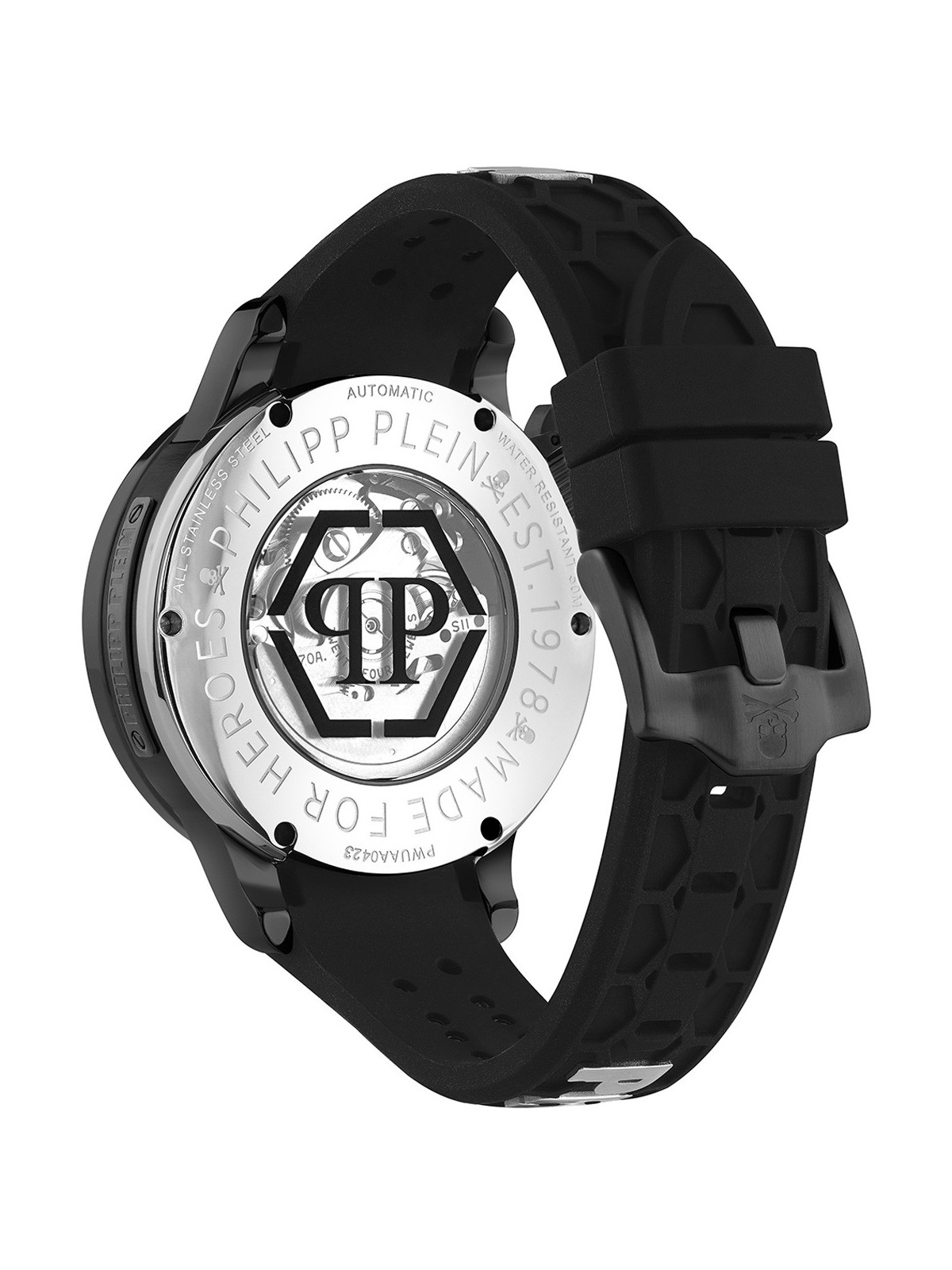 orologio uomo Philipp Plein PWUAA0423 Hyper Sport Automatic Mens Watch 46mm 5ATM