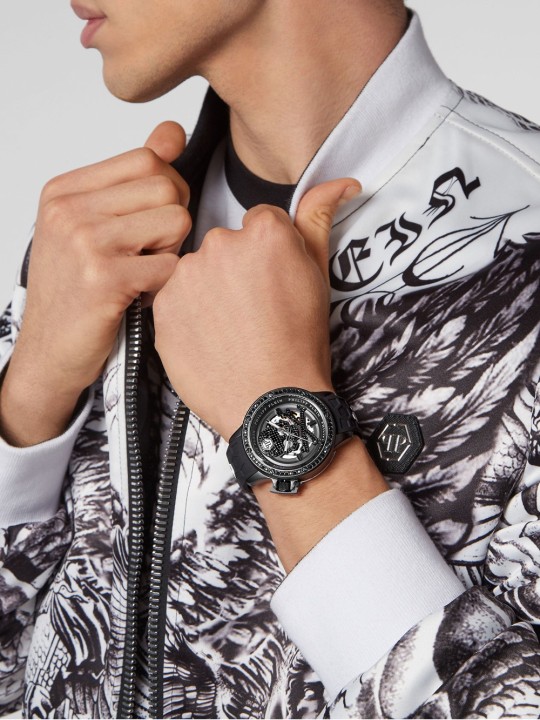 orologio uomo Philipp Plein PWUAA0423 Hyper Sport Automatic Mens Watch 46mm 5ATM