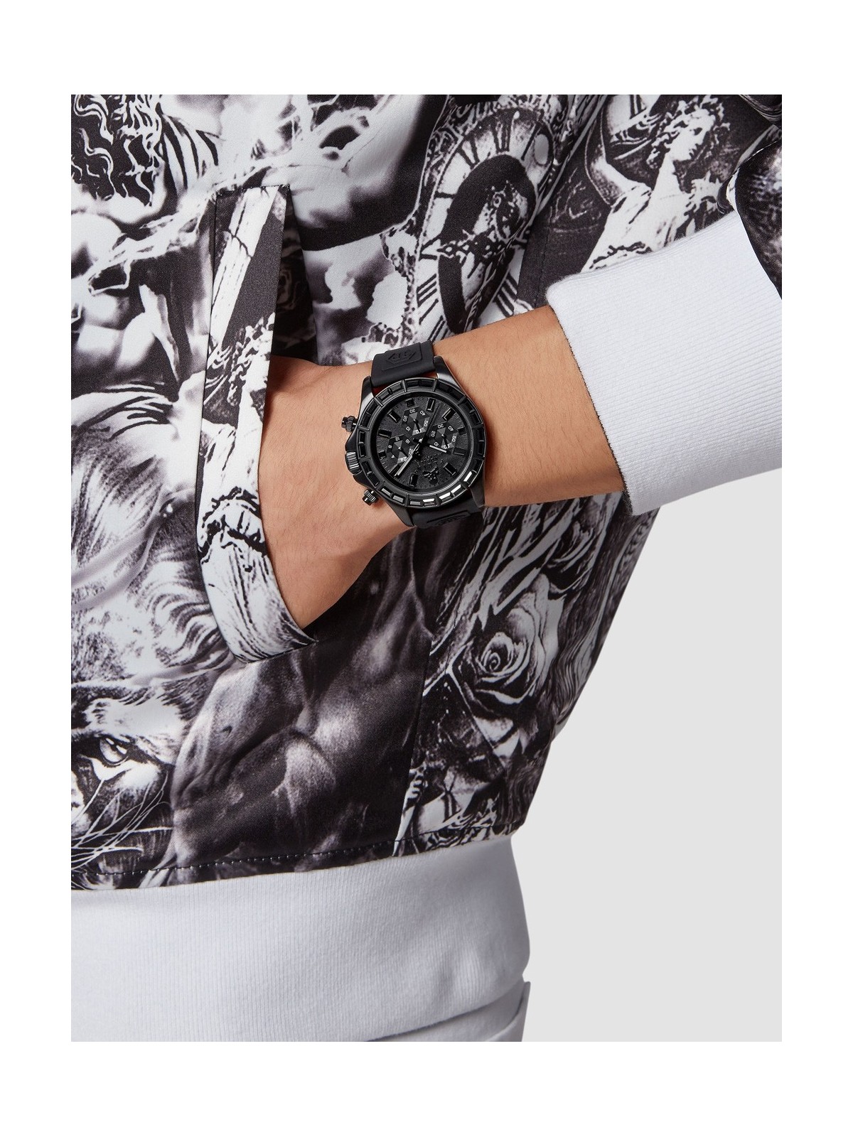 orologio uomo Philipp Plein PWVAA0423 Street Couture Chronograph Mens Watch 43mm 5ATM