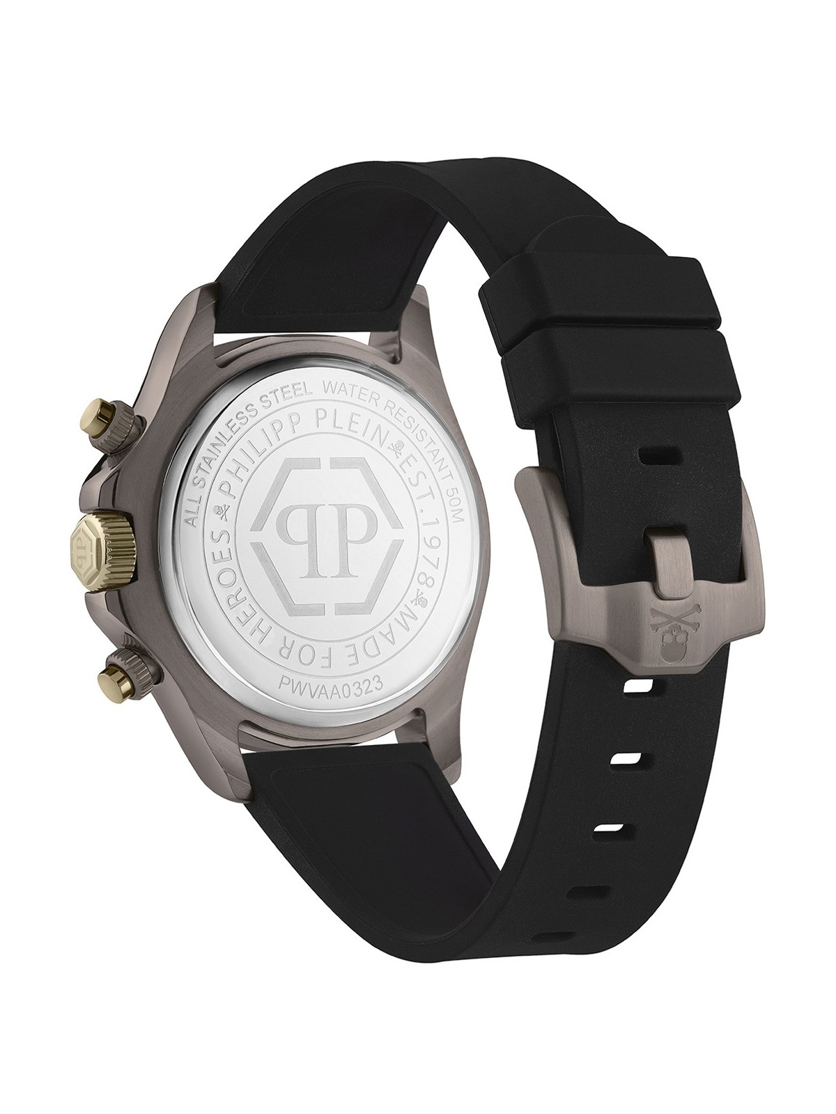 orologio uomo Philipp Plein PWVAA0323 Street Couture Chronograph Mens Watch 43mm 5ATM