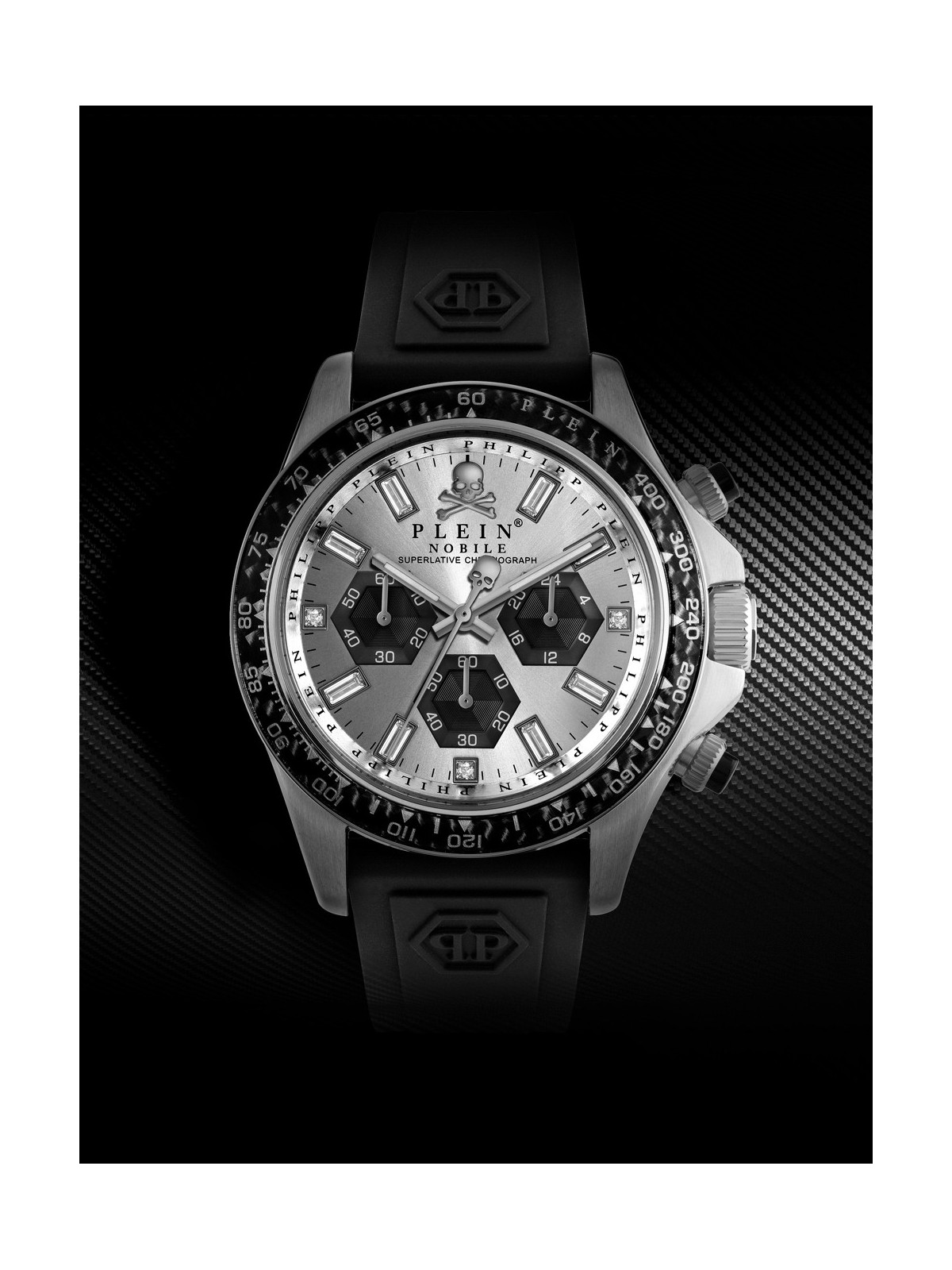 orologio uomo Philipp Plein PWVAA0123 Street Couture Chronograph Mens Watch 43mm 5ATM