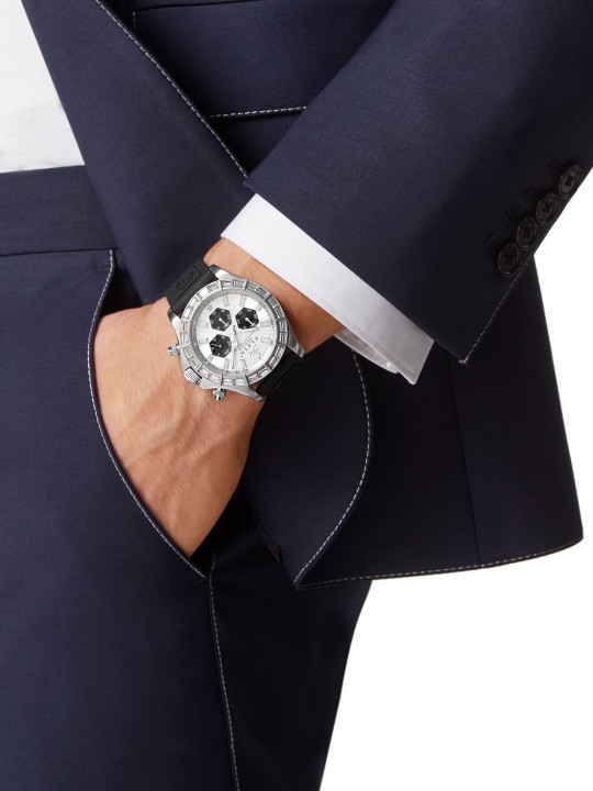 orologio uomo Philipp Plein PWVAA0123 Street Couture Chronograph Mens Watch 43mm 5ATM