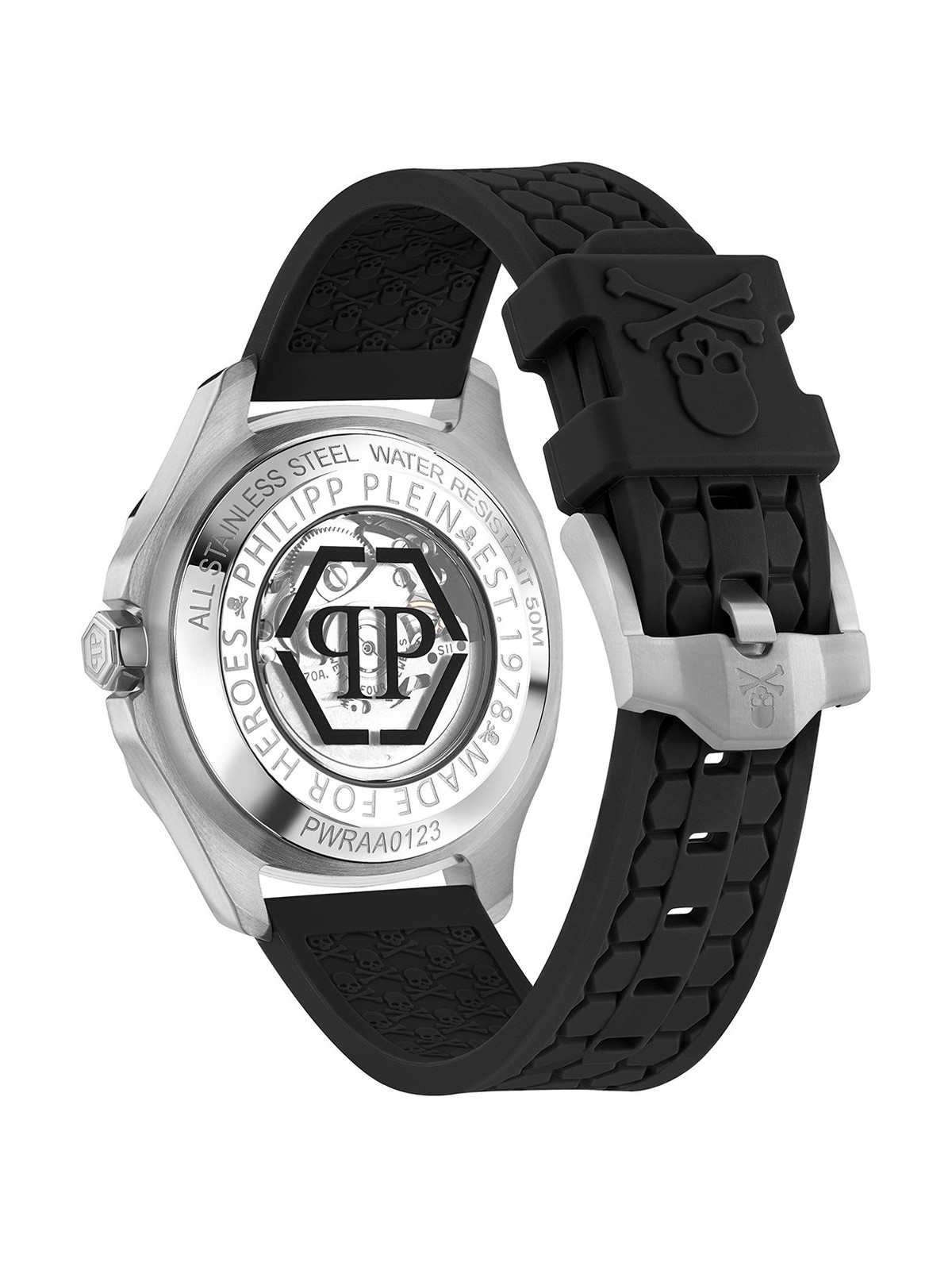orologio uomo Philipp Plein PWRAA0123 High-Conic Automatic Mens Watch 42mm 5ATM