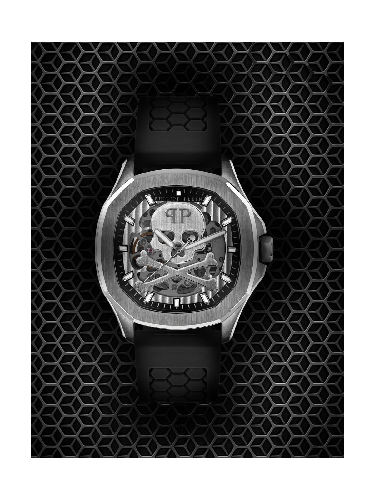 orologio uomo Philipp Plein PWRAA0123 High-Conic Automatic Mens Watch 42mm 5ATM