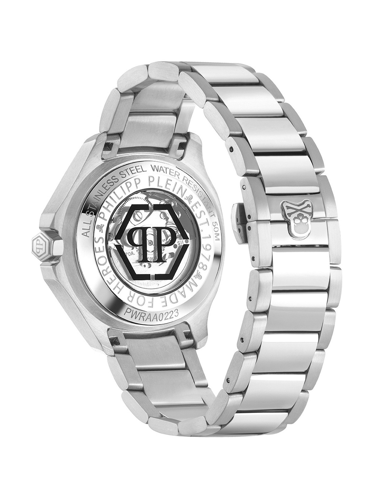 orologio uomo Philipp Plein PWRAA0223 High-Conic Automatic Mens Watch 42mm 5ATM