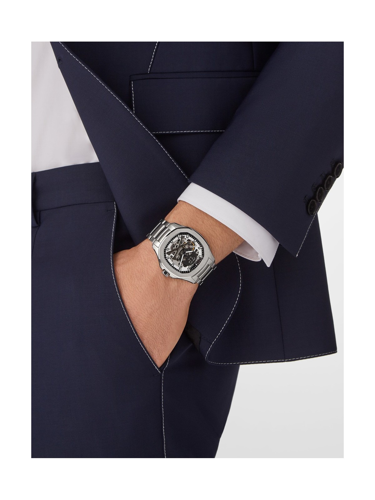 orologio uomo Philipp Plein PWRAA0223 High-Conic Automatic Mens Watch 42mm 5ATM