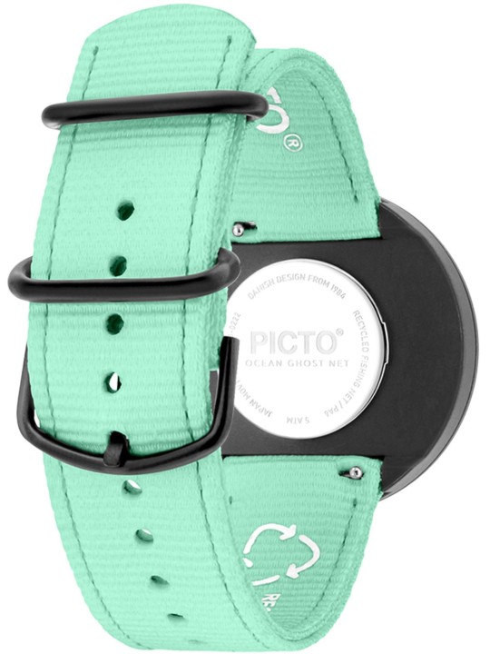 orologio unisex PICTO R44020-R019 Unisex Watch Ghost Nets Pacific Green 40mm 5ATM