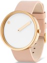orologio donna PICTO 43321-6320G Ladies Watch White and Gold 40mm 5ATM