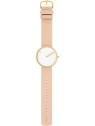 orologio donna PICTO 43321-6320G Ladies Watch White and Gold 40mm 5ATM