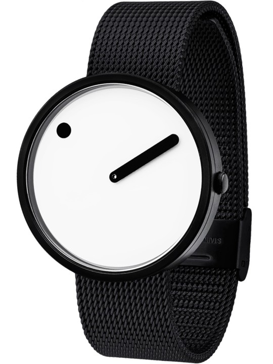 orologio unisex PICTO 43379-1020 Unisex Watch Black and White 40mm 5ATM