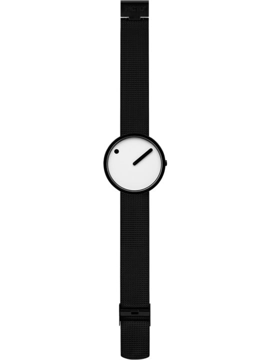 orologio unisex PICTO 43379-1020 Unisex Watch Black and White 40mm 5ATM