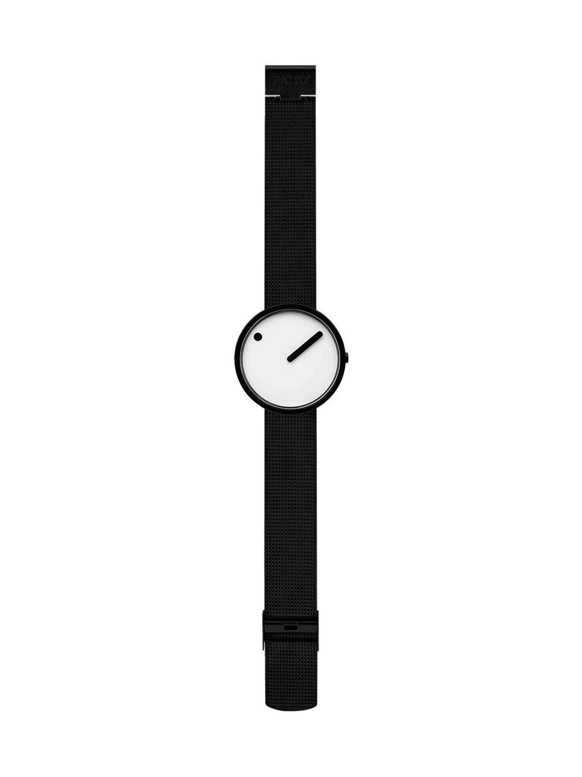 orologio unisex PICTO 43379-1020 Unisex Watch Black and White 40mm 5ATM