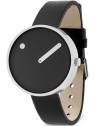 orologio donna PICTO 34070-4114 Ladies Watch Black and Steel 34mm 5ATM
