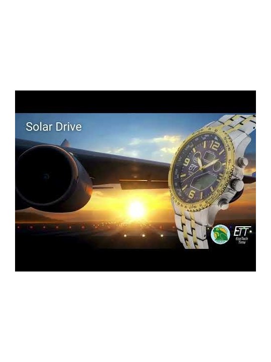 orologio uomo ETT EGT-11575-31M Mens Watch Solar Titan Radio-Controlled 43mm 10ATM