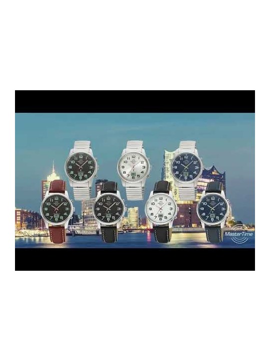 orologio uomo Master Time MTGA-10823-32M Mens Watch Zugband Radio-Controlled 41mm 3ATM
