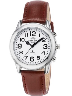 orologio uomo Master Time MTGA-10806-12L Speaking Mens Radio-Controlled 40mm