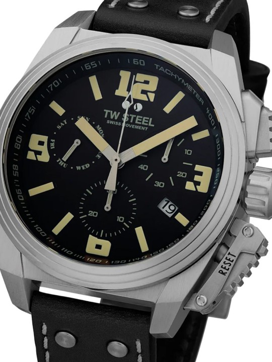 orologio uomo TW-Steel TW1111 Canteen Chronograph Mens Watch 46mm 10ATM