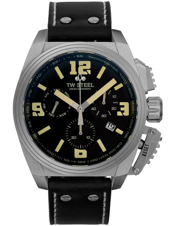 orologio uomo TW-Steel TW1111 Canteen Chronograph Mens Watch 46mm 10ATM