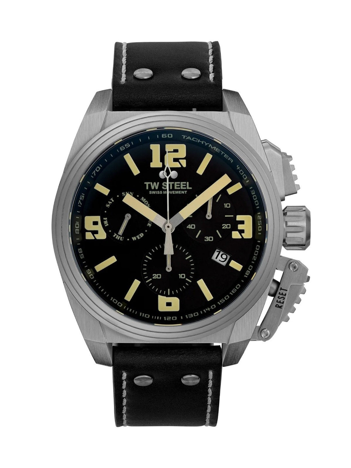orologio uomo TW-Steel TW1111 Canteen Chronograph Mens Watch 46mm 10ATM