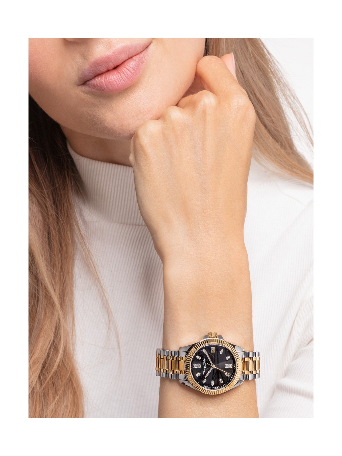 orologio donna Thomas Sabo WA0370-291-203 Bicolor Ladies Watch 33mm 5ATM