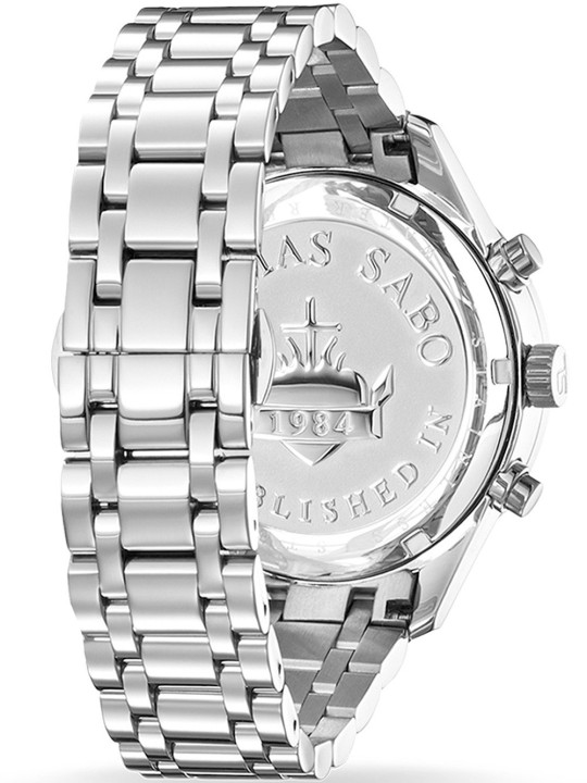 orologio uomo Thomas Sabo WA0015-201-203 Rebel Urban Chronograph Mens Watch 43mm 5ATM