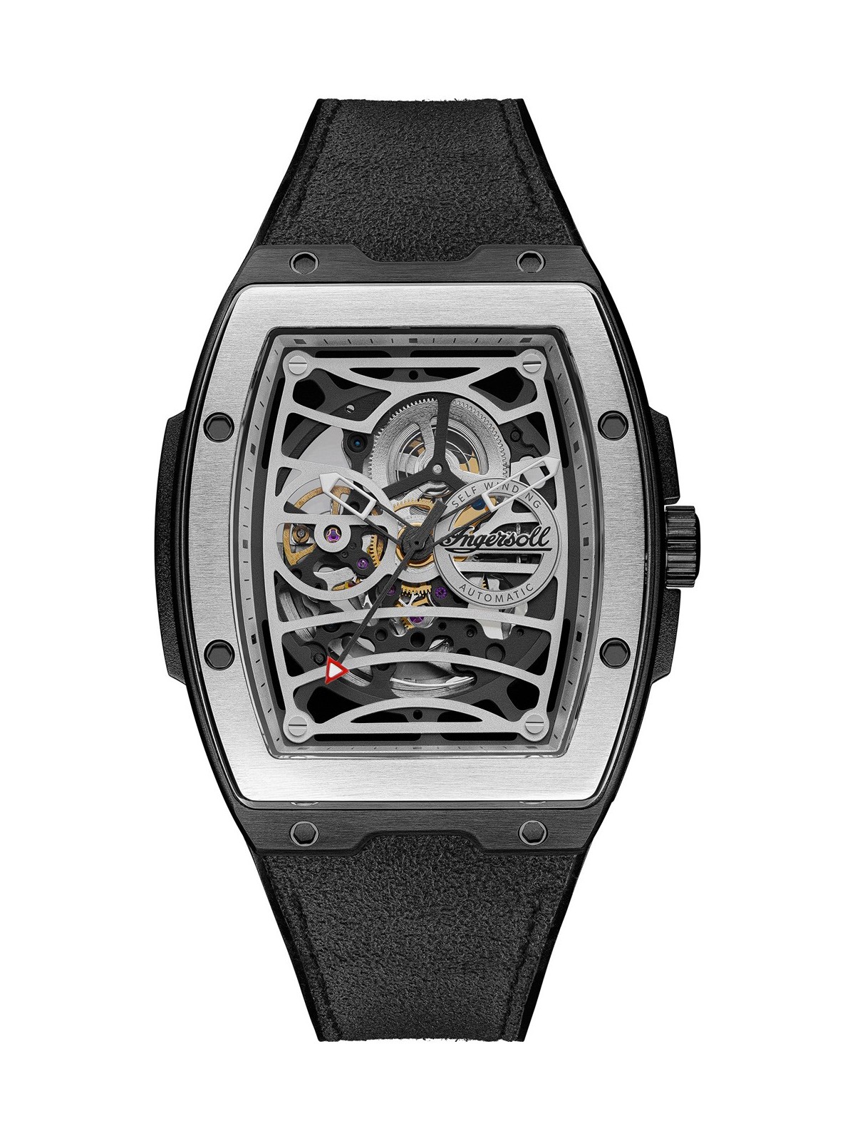 orologio uomo Ingersoll I12306 The Challenger Automatic Mens Watch 42mm 5ATM