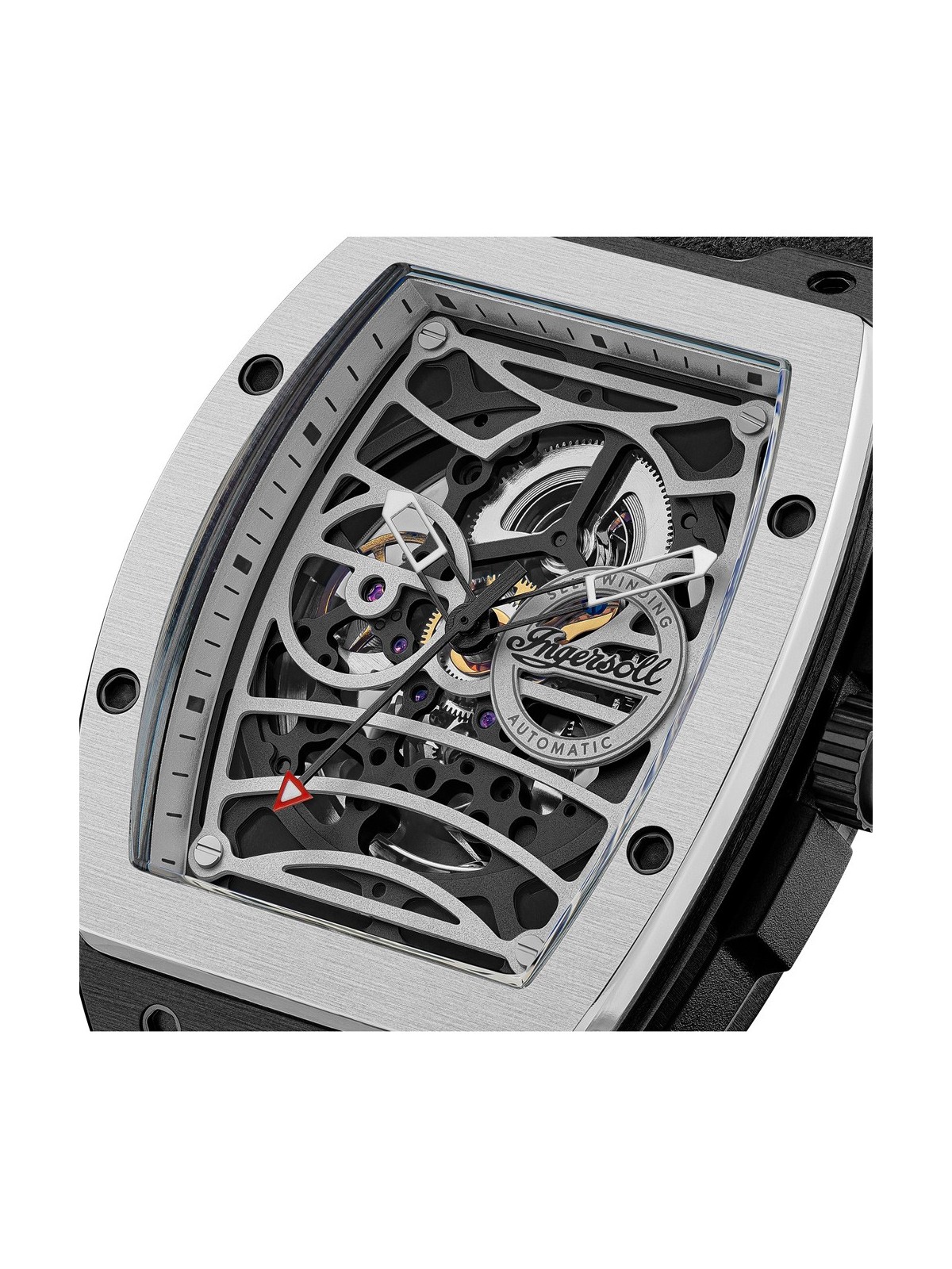 orologio uomo Ingersoll I12306 The Challenger Automatic Mens Watch 42mm 5ATM