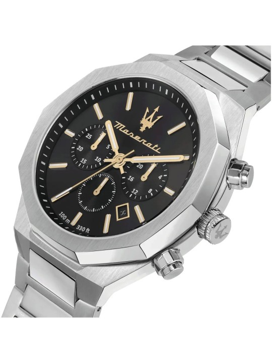 orologio uomo Maserati R8873642010 Stile Chronograph Mens Watch 45mm 10ATM