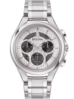 orologio uomo Bulova 96A301 Mens Watch Chronograph 45mm 3ATM