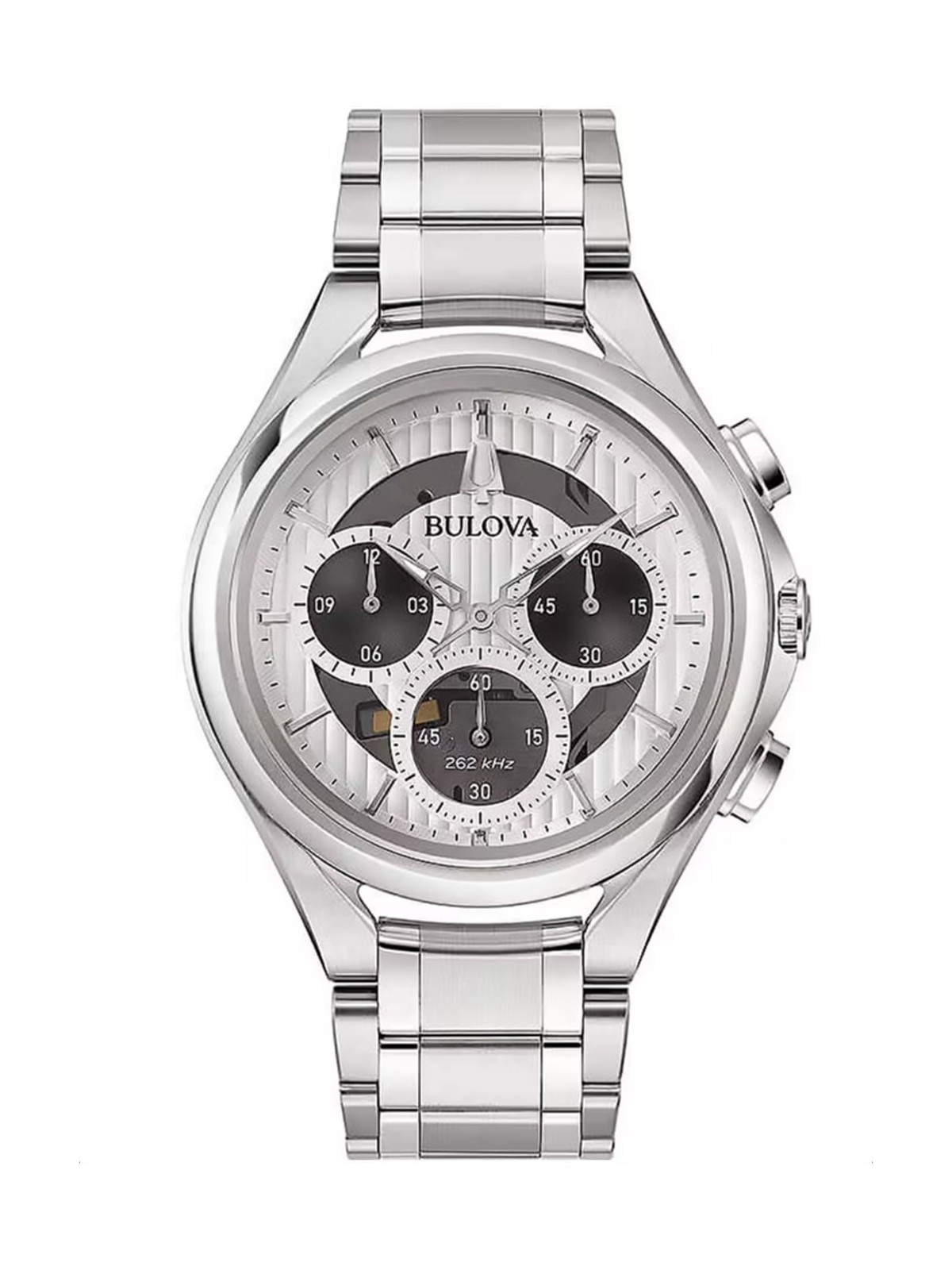 orologio uomo Bulova 96A301 Mens Watch Chronograph 45mm 3ATM