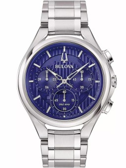 orologio uomo Bulova 96A302 Curv Mens Watch Chronograph 45mm 3ATM