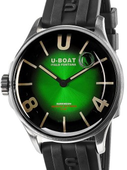 orologio uomo U-Boat 9502/A Darkmoon Green SS Soleil Mens Watch 40mm 5ATM