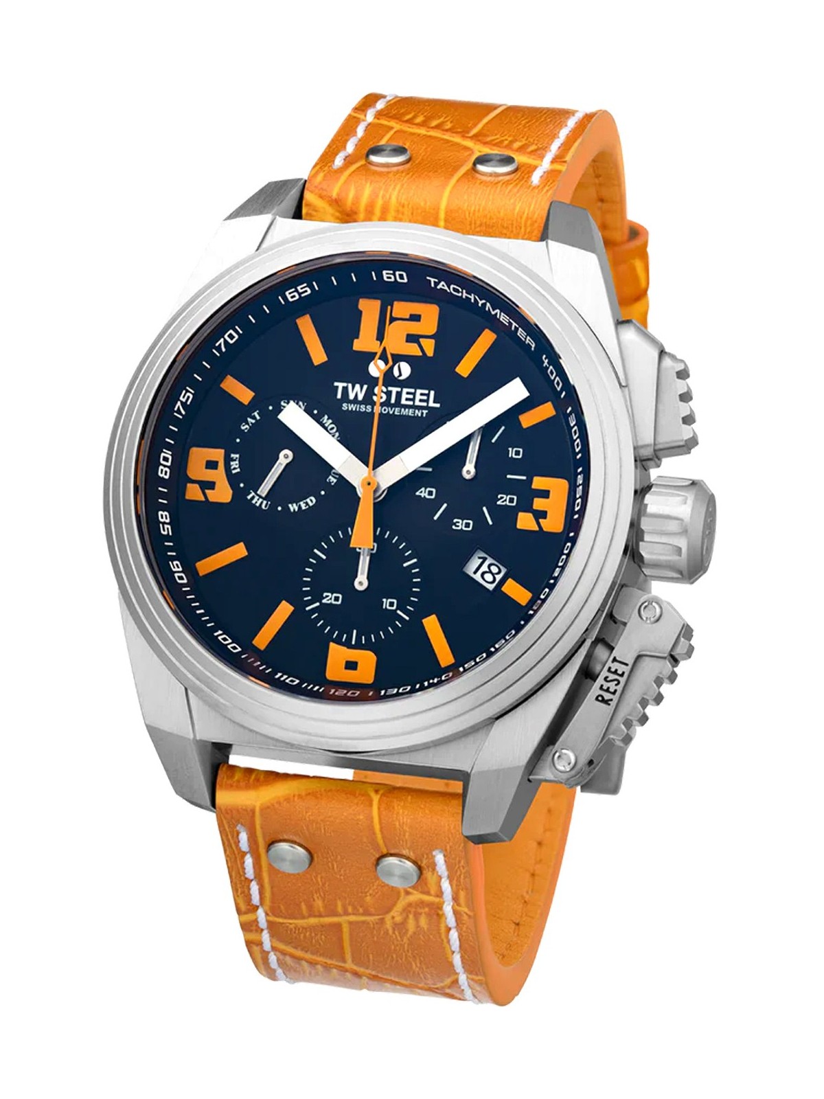 orologio uomo TW-Steel TW1112 Canteen Mens Chronograph 46mm 10ATM