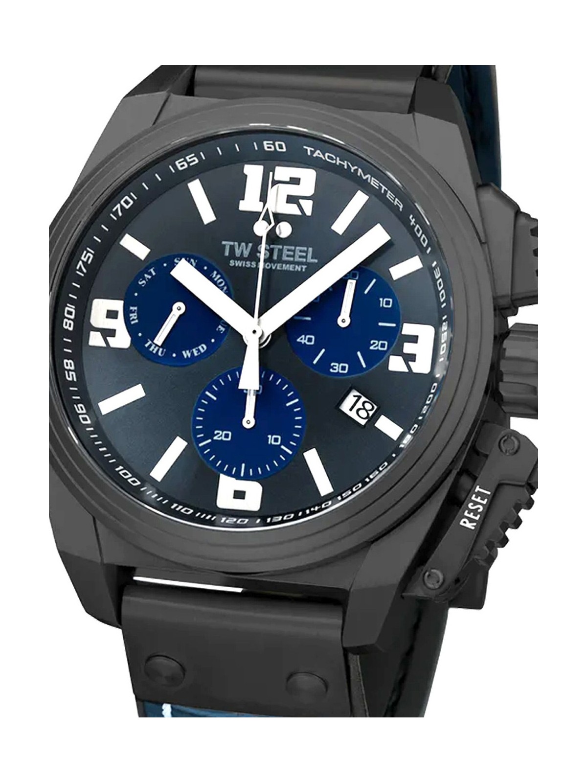 orologio uomo TW-Steel TW1117 Canteen Chronograph Mens Watch 46mm 10ATM