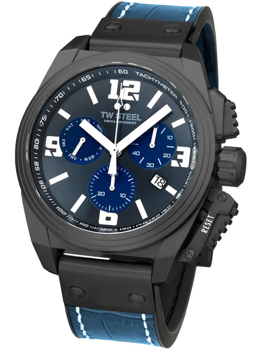orologio uomo TW-Steel TW1117 Canteen Chronograph Mens Watch 46mm 10ATM