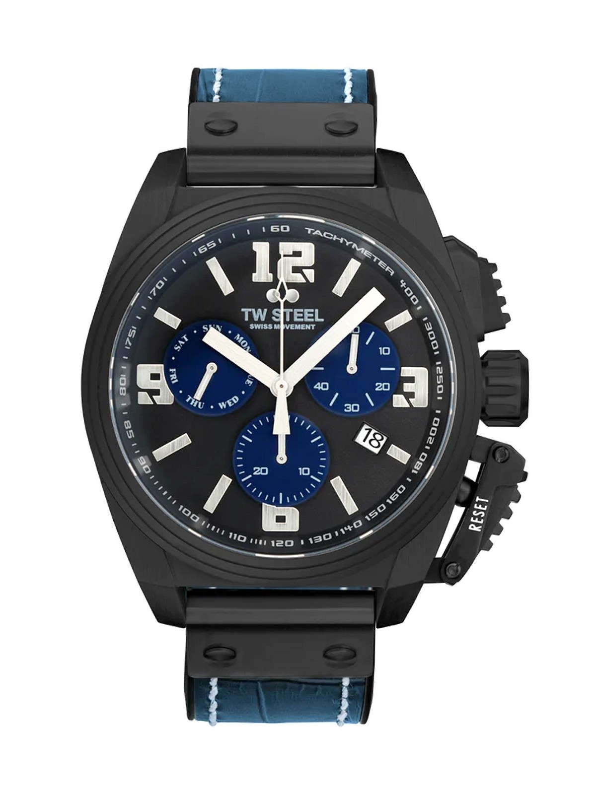 orologio uomo TW-Steel TW1117 Canteen Chronograph Mens Watch 46mm 10ATM