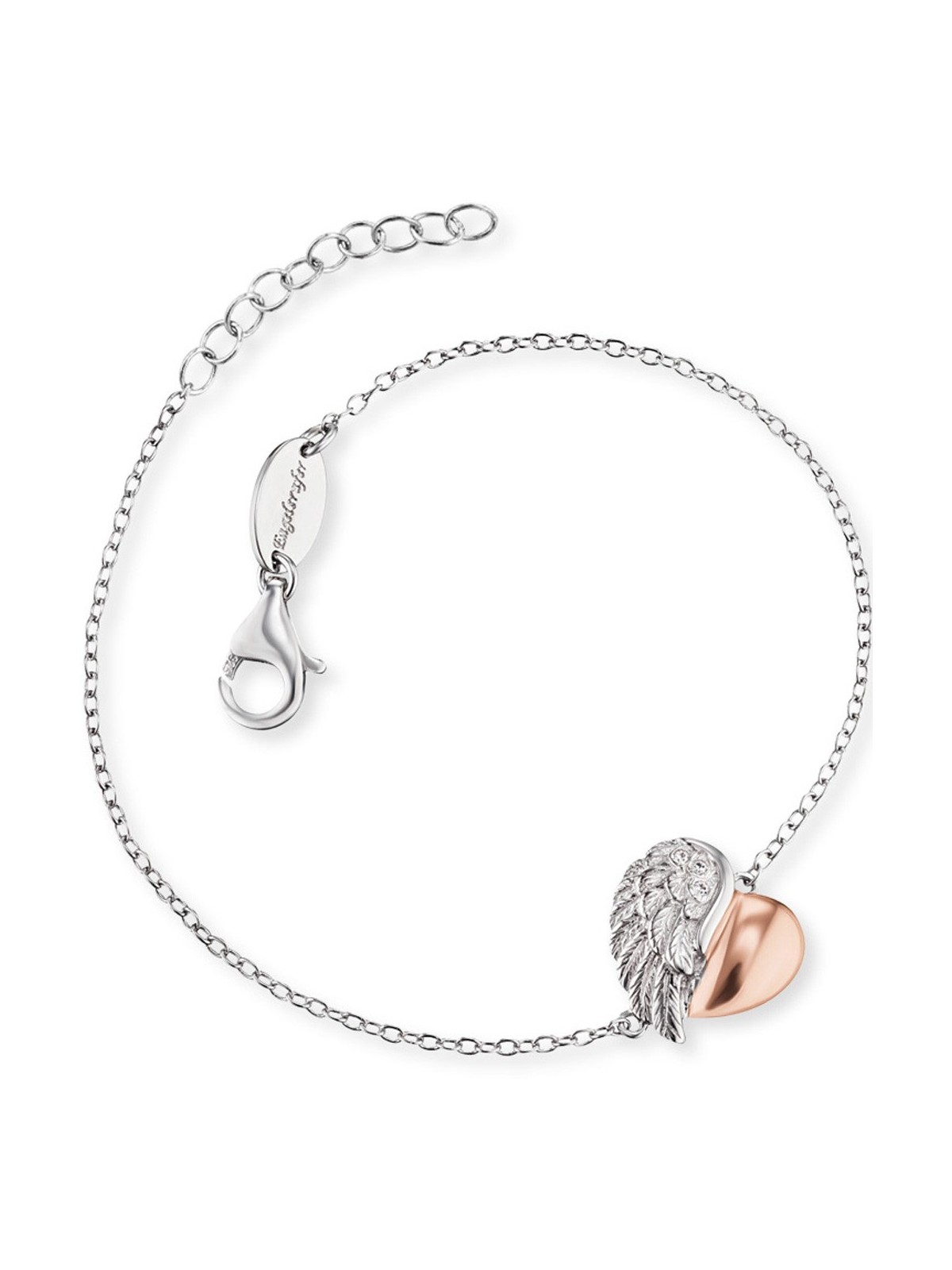 bracciale donna Angelcaller Bracelet ERB-LILHEARTWING-BIR Heart Wings Ladies