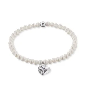 bracciale donna Angelcaller Bracelet ERB-HEARTWING-PE Pearl Ladies