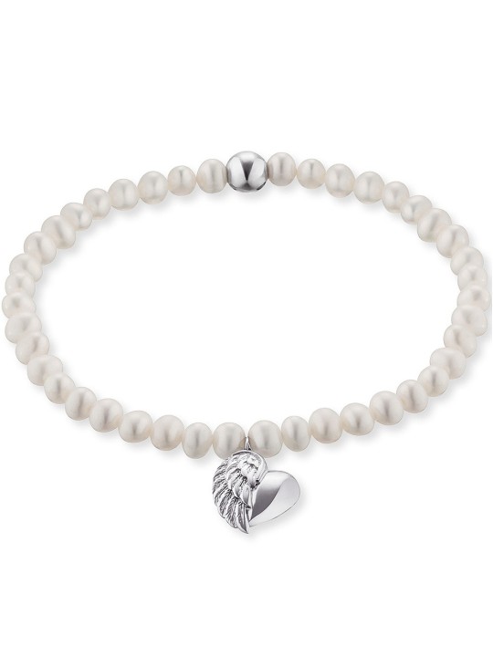 bracciale donna Angelcaller Bracelet ERB-HEARTWING-PE Pearl Ladies