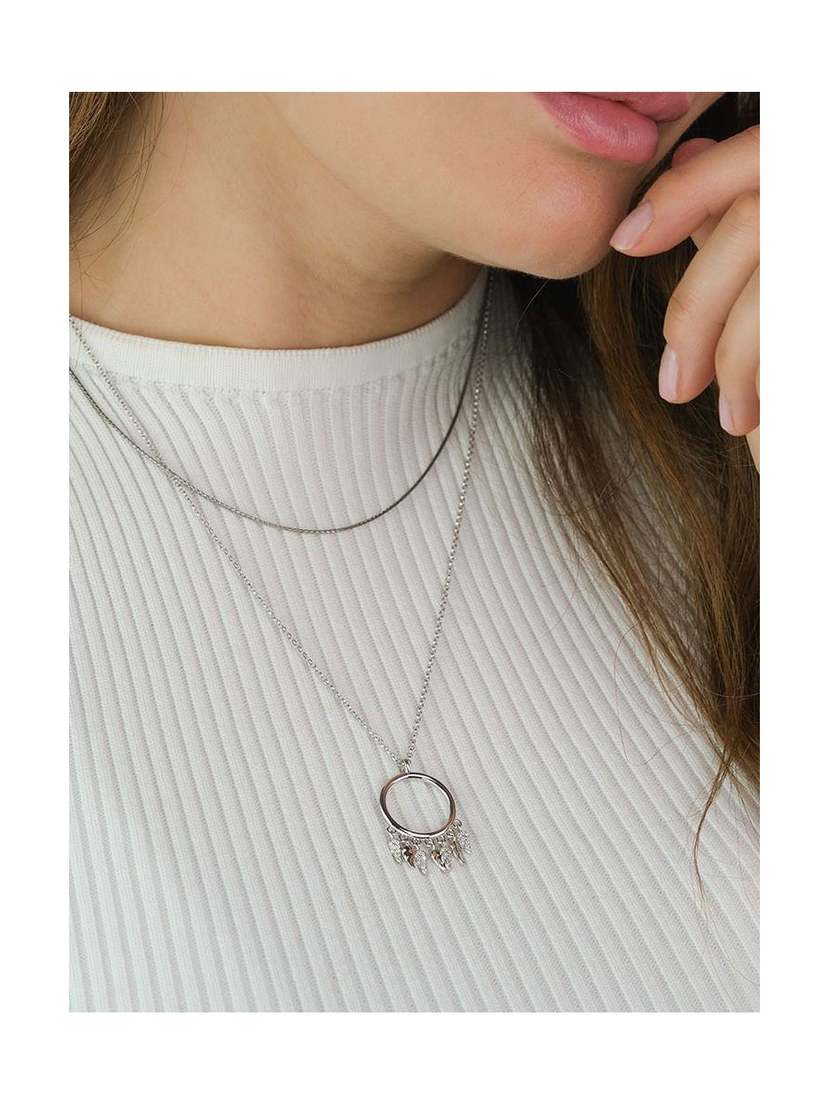 collana donna Engelsrufer ERN-FLYWING-ZI Ladies Necklace 42cm, adjustable