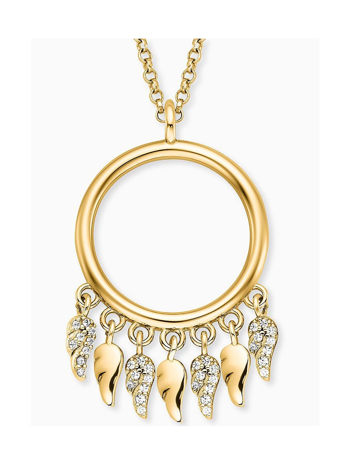 collana donna Engelsrufer ERN-FLYWING-ZI-G Ladies Necklace 42cm, adjustable
