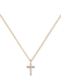 collana donna Engelsrufer ERN-LILCROSS-ZI-G Cross Ladies Necklace 38mm, adjustable