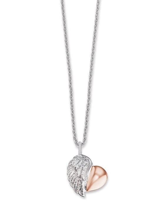 collana donna Engelsrufer ERN-LILHEARTWING heart wing ladies necklace 40cm, adjustable