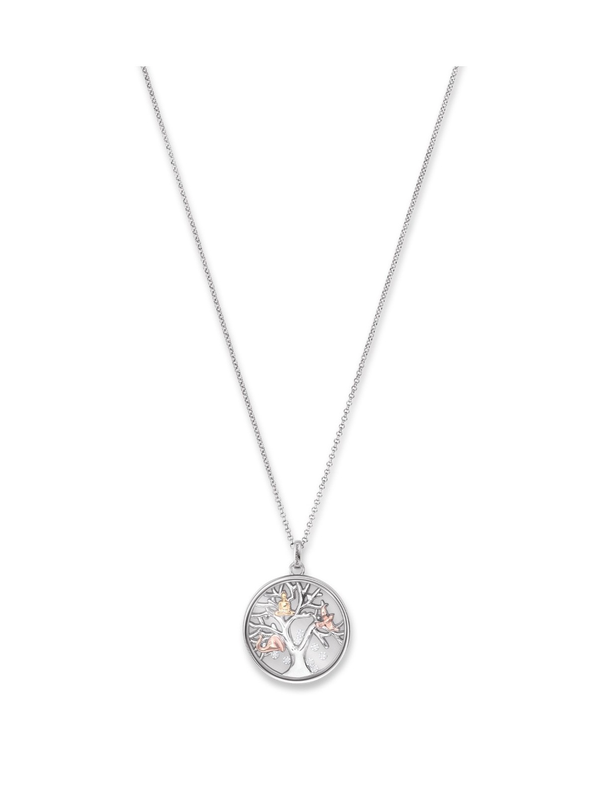 collana donna Engelsrufer ERN-FLYTREE-ZI-TRI Tree of Life Ladies Necklace 42cm, adjustable