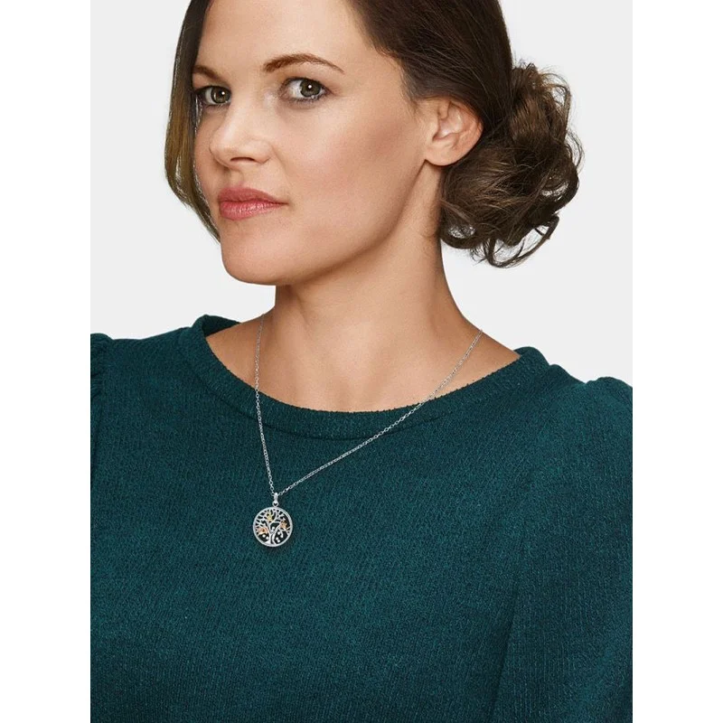 collana donna Engelsrufer ERN-FLYTREE-ZI-TRI Tree of Life Ladies Necklace 42cm, adjustable