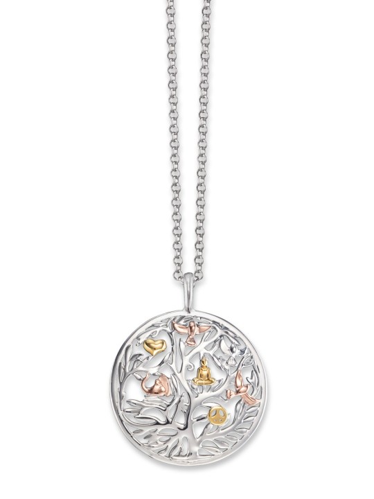 collana donna Engelsrufer ERN-TREE-TRICO Tree of Life Ladies Necklace 45cm, adjustable