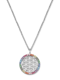 collana donna Engelsrufer ERN-LILLIFL-ZIM Flower of Life Ladies Necklace 45cm, adjustable