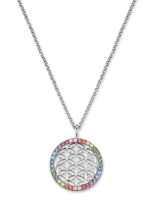 collana donna Engelsrufer ERN-LILLIFL-ZIM Flower of Life Ladies Necklace 45cm, adjustable