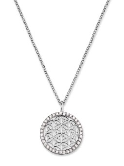 collana donna Engelsrufer ERN-LILLIFL-ZI Flower of Life Ladies Necklace 45cm, adjustable